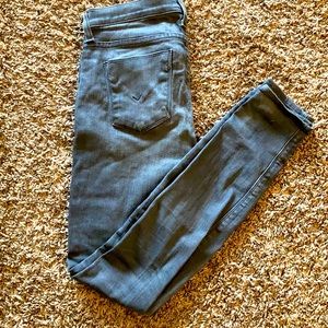 Hudson gray skinny jeans